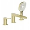 Vonios maišytuvas Celto 4525-210-31 / KFA / MALAGA / Baterija WANNOWA , 3-OTWOROWA , STOJĄCA, PVD BRUSHED LIGHT GOLD /