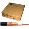 Cabletech Koaksialinis kabelis H155 CU centrinė gysla 50om, Ø5.4mm, alavuotas ekranas + aliuminio folija, juodas