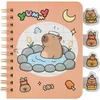 Centrum Užrašų knygelė su skirtukais Capybara, 64 l. 8,7x11,3 cm, linija