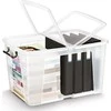 CEP CEP Smartbox biuro konteineris, 65l, skaidrus