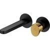 Cersanit BATE.UMY.SIDE.IN.Juodas+ HANDLES.GOLD.