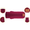 Chaba CHABA TURTLENECK megztinis "XL" 37cm BURGUNDY