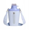 Thermal bottle with shoulder strap The Stanley Cross Bottle 0.68L light mėlynas