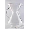 Chemex Kavos aparato stiklinė rankena 6 puodeliai.