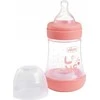Chicco Perfect Baby Bottle 0M+ Silicone Rožinė buteliukas kūdikiams 150ml