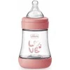 Chicco Perfect Baby Bottle 0M+ Silicone Rožinė buteliukas kūdikiams 150ml