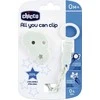 CHICCO 00004084310000 grandinė su čiulptuko spaustuku Cloud