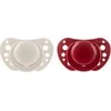 Chicco 171569 PF AIR SILICONE čiulptukas 6-16M 2PCS Raudonas