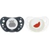 CHICCO 00075035420000 PH COMFORT AIR LUMI silikoninis čiulptukas 16-36m 2 vnt mėlynas