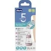 "Chicco" buteliukas Perfect5 0M+150ml rožinis silikoninis
