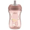 Chicco Puodelis su šiaudeliu, apsaugantis nuo išsiliejimo, 266 ml, persikų spalvos, 12 mėn.+