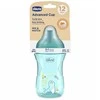 Chicco Puodelis niekapek ze slowką 266ml turkio 12m+