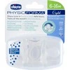 Chicco Čiulptukas nusiraminimui Soft neutral 2vnt. 6-16m