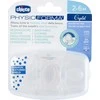 Chicco Čiulptukas nusiraminimui Soft neutral 2vnt. 2-6m