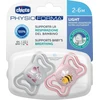 Chicco Čiulptukas nusiraminimui PhysioForma Light rožinė 2-6m