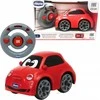 Chicco Radijo bangomis valdomas raudonas Fiat 500 automobilis su pultu