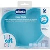 Chicco Silikoninė širdies formos lėkštutė 9m+ mėlyna