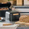Metal bread box ZELLER, 20 x 20 x 13 cm