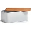 Bamboo Metalinė duonkepė su bambukine pjaustymo lenta, 2in1, 31x18x13 cm, ZELLER