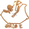 Chloe, Chloe, Base Metal Necklace, Gold, For Women