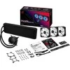 Procesoriaus aušinimo vandeniu sistema ASUS ROG STRIX LC III 360 ARGB LCD, Juodos spalvos
