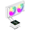 Gamemax CPU Liquid Cooler | GLACIER 240 LCD WH | Baltas