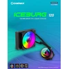 Gamemax CPU Liquid Cooler | ICEBURG 120 BK | Juodas