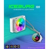 Gamemax CPU Liquid Cooler | ICEBURG 120 WT | Baltas