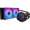 Carruzzo Cooler Master MasterLiquid Atmos II 240 Pixel LED Juodas Procesorius Aušinimo skysčiu rinkinys 12 cm Juoda 1 vnt