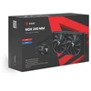 Savio NOX 240 mm procesoriaus skysčio aušinimo komplektas 12 cm Juodas 1 vnt.