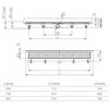 Chudej Linear grindų kanalizacija 750mm Klasik / Grindų blizgesys