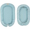 Kūdikio lizdelis BabyMatex PRESTIGE MUSLIN 80 x 55 cm, mėlynas