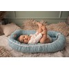 Kūdikio lizdelis BabyMatex PRESTIGE MUSLIN 80 x 55 cm, mėlynas