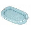 Kūdikio lizdelis BabyMatex PRESTIGE MUSLIN 80 x 55 cm, mėlynas