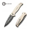 CIVIVI peilis Incindie Damascus G10 Ivory
