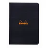 Clairefontaine Rhodia Kladdehæfte A5 linieret - sort omslag - 80gram 48 sider (Rhodia nr. 119189C)