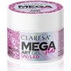 Claresa MegaStar Art Gel Rožinė Pixel, 10 g