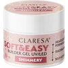 CLARESA Soft&amp;Easy Builder Shimmery nagų formavimo gelis 45 g