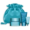 Clarins CLARINS Set (HYDRA ESSENTIEL CREME 50ML + HYDRA ESSENTIEL 15ML + HYDRA ESSESTIEL 3ML + Bag)