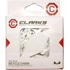 Clarks CLARKS C410AR dviračio grandinė, 1 pavara, vieno greičio, 112 jungčių, 1/2 "x1 / 8", spaustukas, antikorozinė, sidabrinė