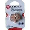 Clarks HAYES stabdžių antdėklai (HFX- Mag, MX-1, Mag HFX- 9), sukepintos