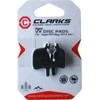 Clarks HayES stabdžių antdėklai (HFX- Mag, MX-1, Mag HFX- 9) Organic