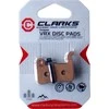 Clarks ŠIMANO stabdžių antdėklai (XTR M965, M966, Saint M800, XT 765, SLX M665, Hone M60, LX M585, Deore M535) metalinis sukepintas