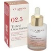 „Clarins“ tonuotas makiažo pagrindas „Oleo Glow“ serumas 02.5, 30 ml