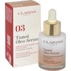 Clarins tonuotas makiažo pagrindas „Oleo Glow“ serumas 03, 30 ml