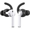 Class and Culture LLC KeyBudz EarBuddyz Ultra – silikoninės ausinės, skirtos AirPods 1/2 (juodas)