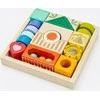 Medinės sensorinės kaladėlės su 7 funkcijomis CLASSIC WORLD Montessori