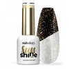 Clavier Nailsology Sun Shine brokatowy top hybrydowy Auksinis 8ml