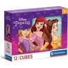Clementoni CLE Cubi blokeliai 12 Disney Princess 41197