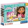 Dėlionė „Clementoni CLE Cubi“ blokuoja 12 „Gabby“ katės namą 41193